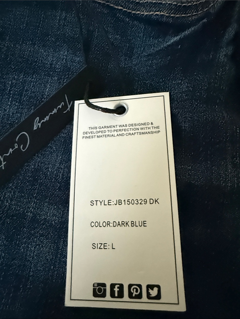 Judy Blue Dark Blue Distressed Jean Shorts - Picture 2 of 6